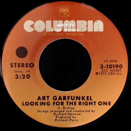 Art Garfunkel - Looking For The Right One / I Only Have Eyes For You side A
