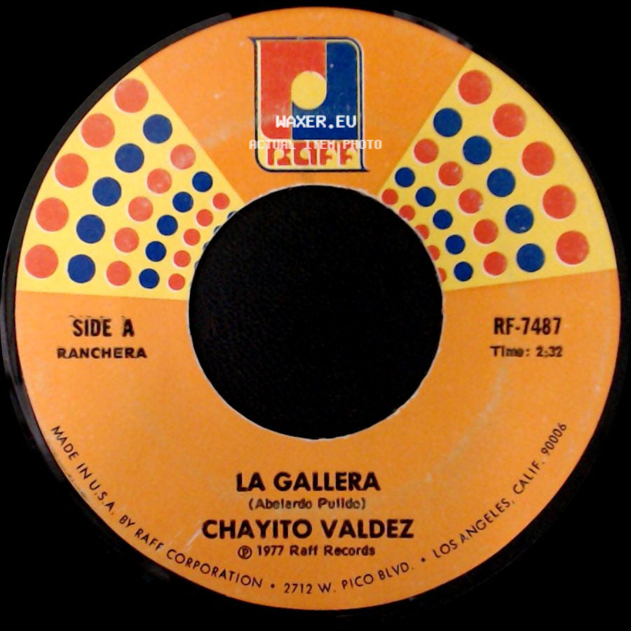 Chayito Valdez - La Gallera / Hablando Claro side A