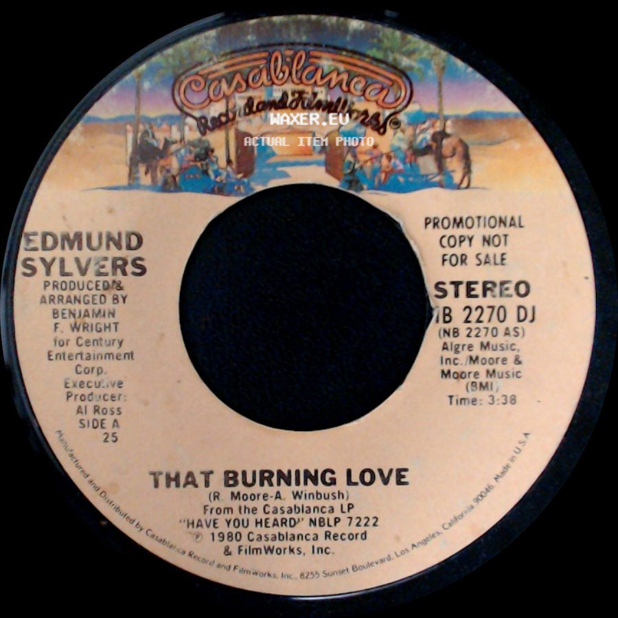 Edmund Sylvers - That Burning Love / That Burning Love side A