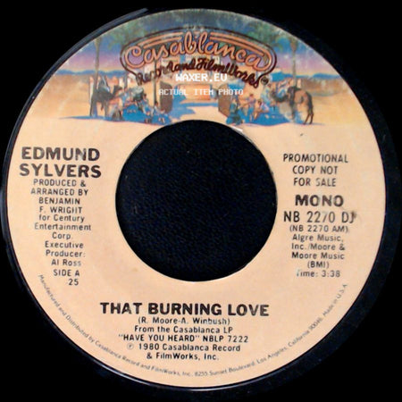 Edmund Sylvers - That Burning Love / That Burning Love side B
