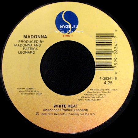 Madonna - Who's That Girl / White Heat side B