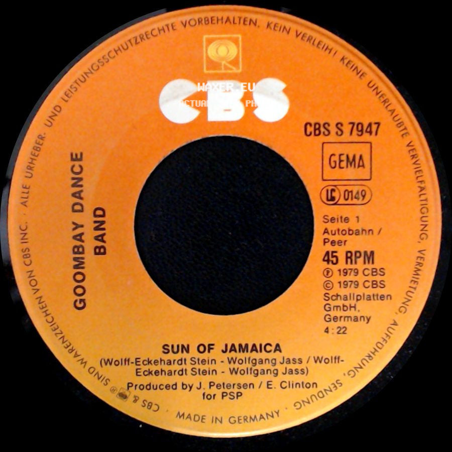 Goombay Dance Band - Sun Of Jamaica / Sun Of Jamaica side A