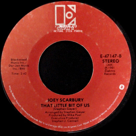 Joey Scarbury - That Little Bit Of Us / The Theme From "The Greatest American Hero" (Believe It Or Not) side A