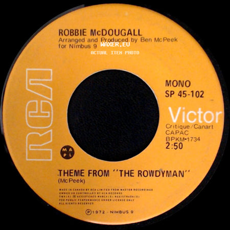 Robbie Mcdougall - Theme From "The Rowdyman" / Theme From "The Rowdyman" side A