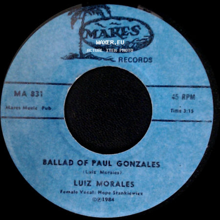 Luiz Morales - Ballad Of Paul Gonzales / 'til I Loved You side A