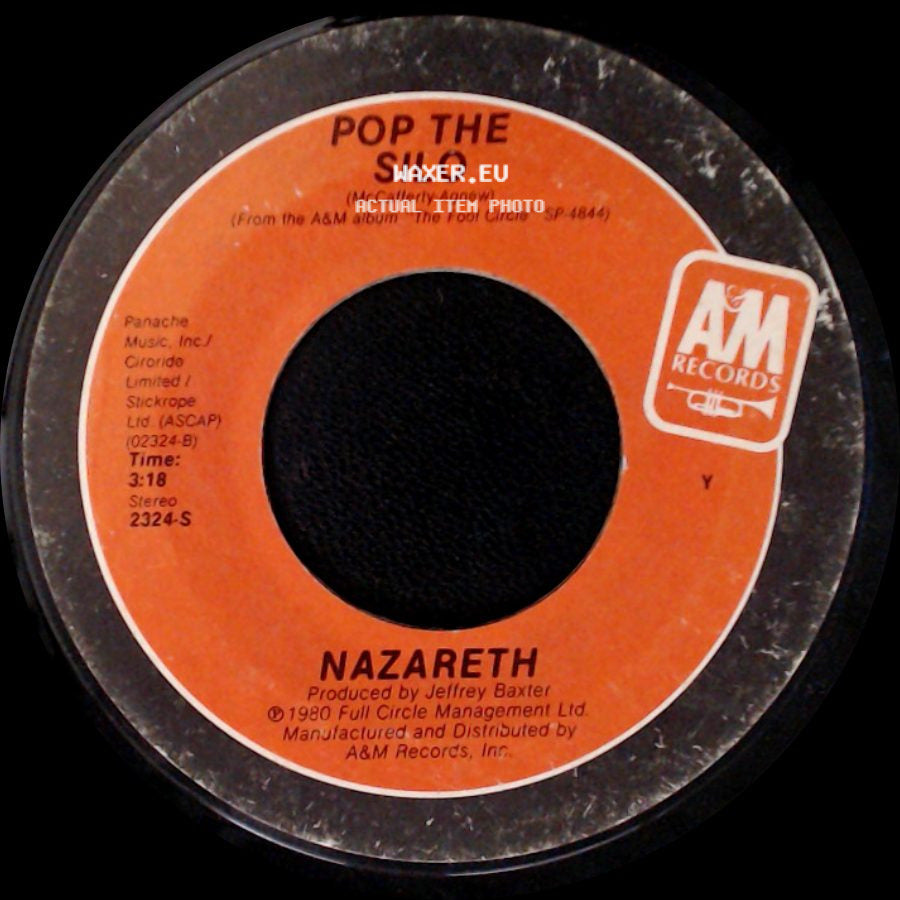 Nazareth - Dressed To Kill / Pop The Silo side B