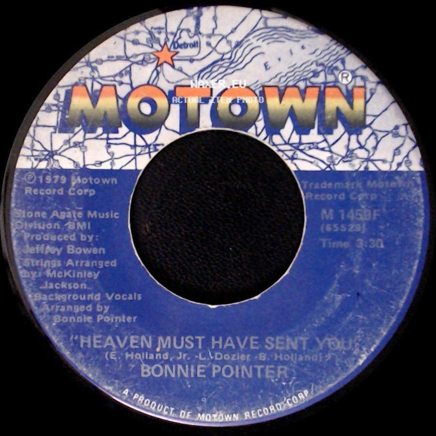 Bonnie Pointer - Heaven Must Have Sent You (Lp Version) / Heaven Must Have Sent You side B