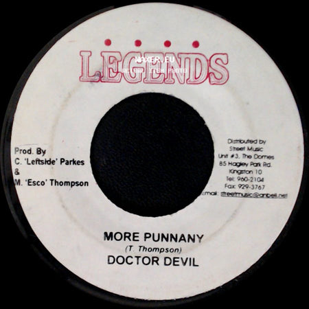 Doctor Devil / Leftside N Esco - More Punnany / Wine Up On Her side A
