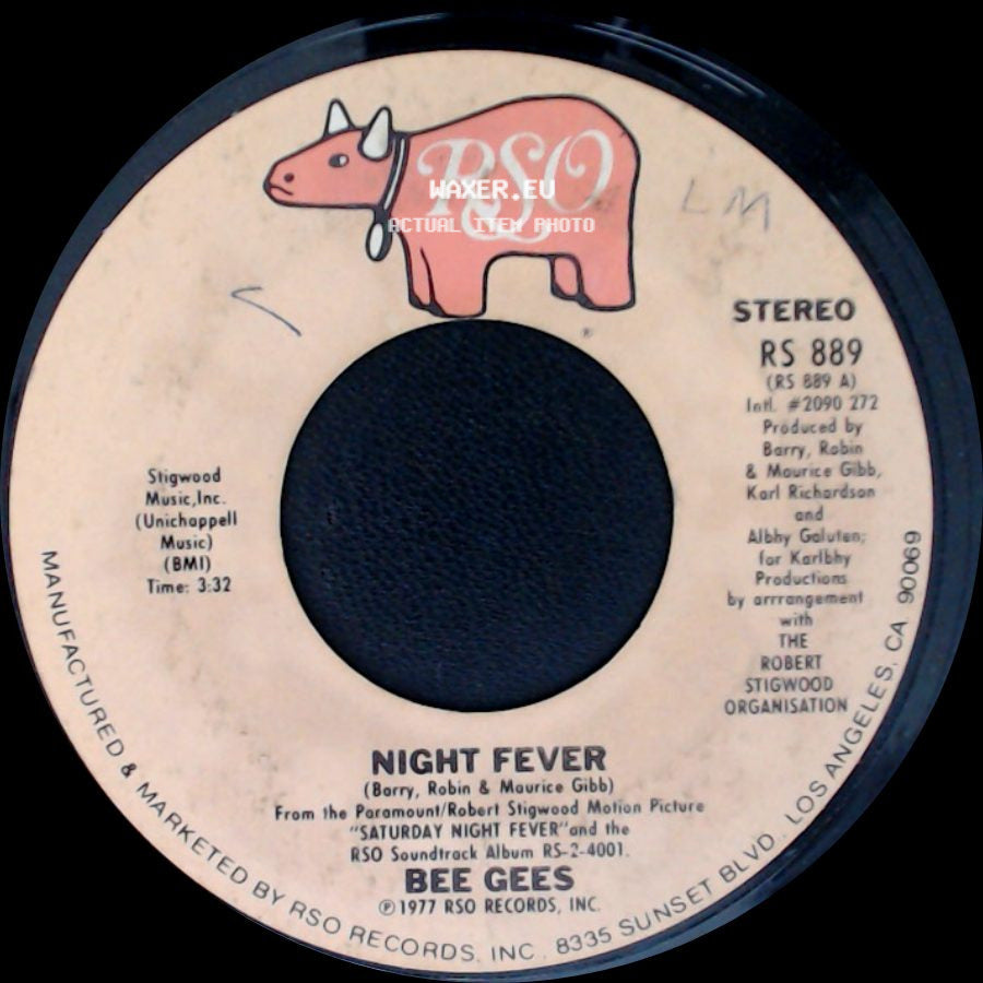Bee Gees - Night Fever / Down The Road side A