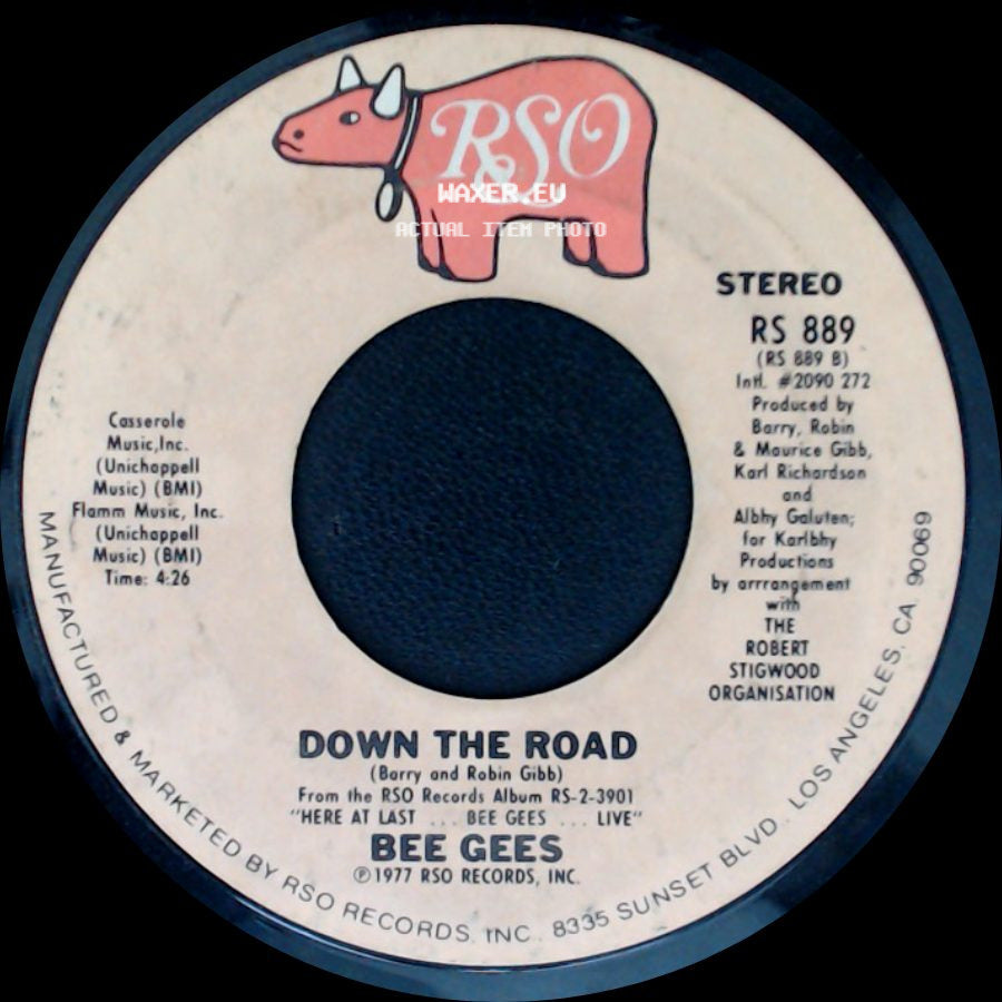 Bee Gees - Night Fever / Down The Road side B