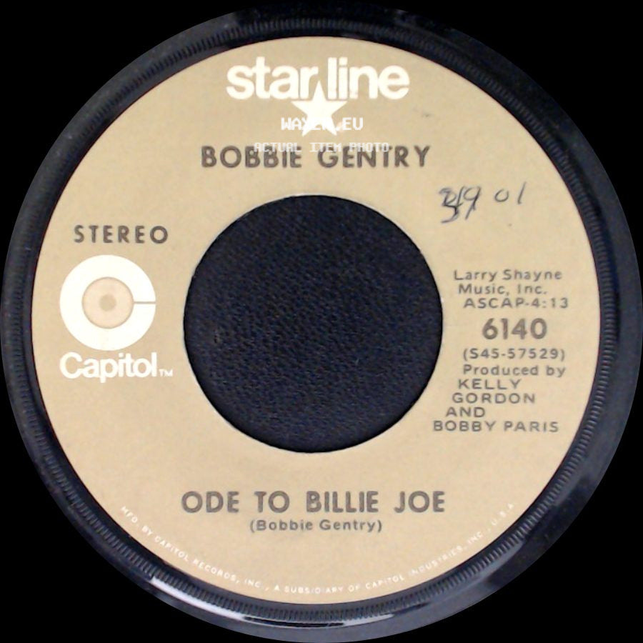 Bobbie Gentry - Ode To Billie Joe / Mississippi Delta side A