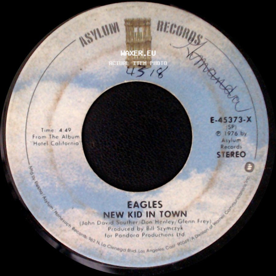 Eagles - Victim Of Love / New Kid In Town side B
