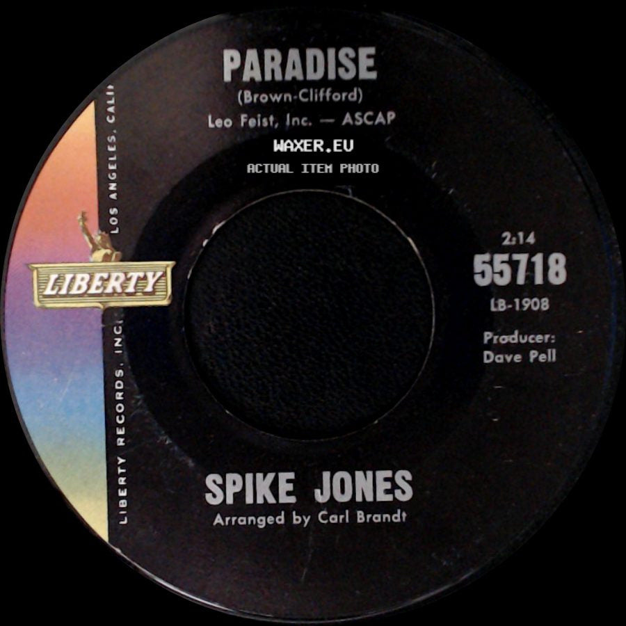Spike Jones - I'm In The Mood For Love / Paradise side B