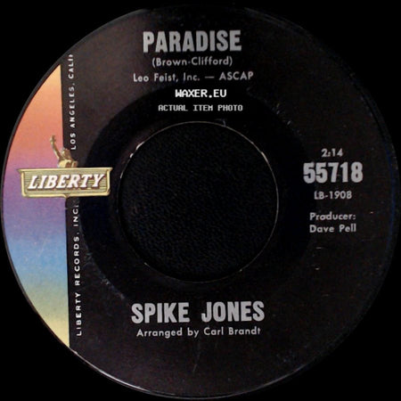 Spike Jones - I'm In The Mood For Love / Paradise side B