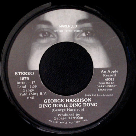 George Harrison - Ding Dong; Ding Dong / Hari's On Tour (Express) side A