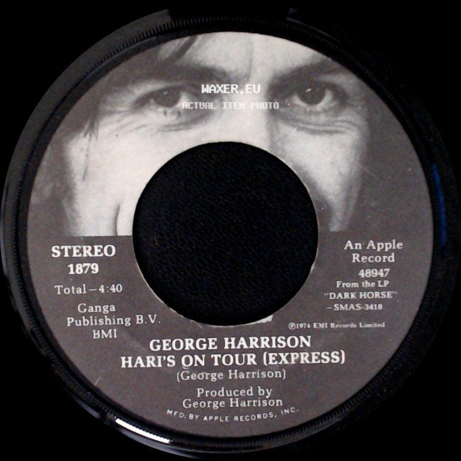 George Harrison - Ding Dong; Ding Dong / Hari's On Tour (Express) side B