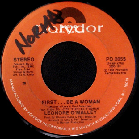 Leonore O'malley - First ... Be A Woman / Put A Rainbow In Your Heart side A
