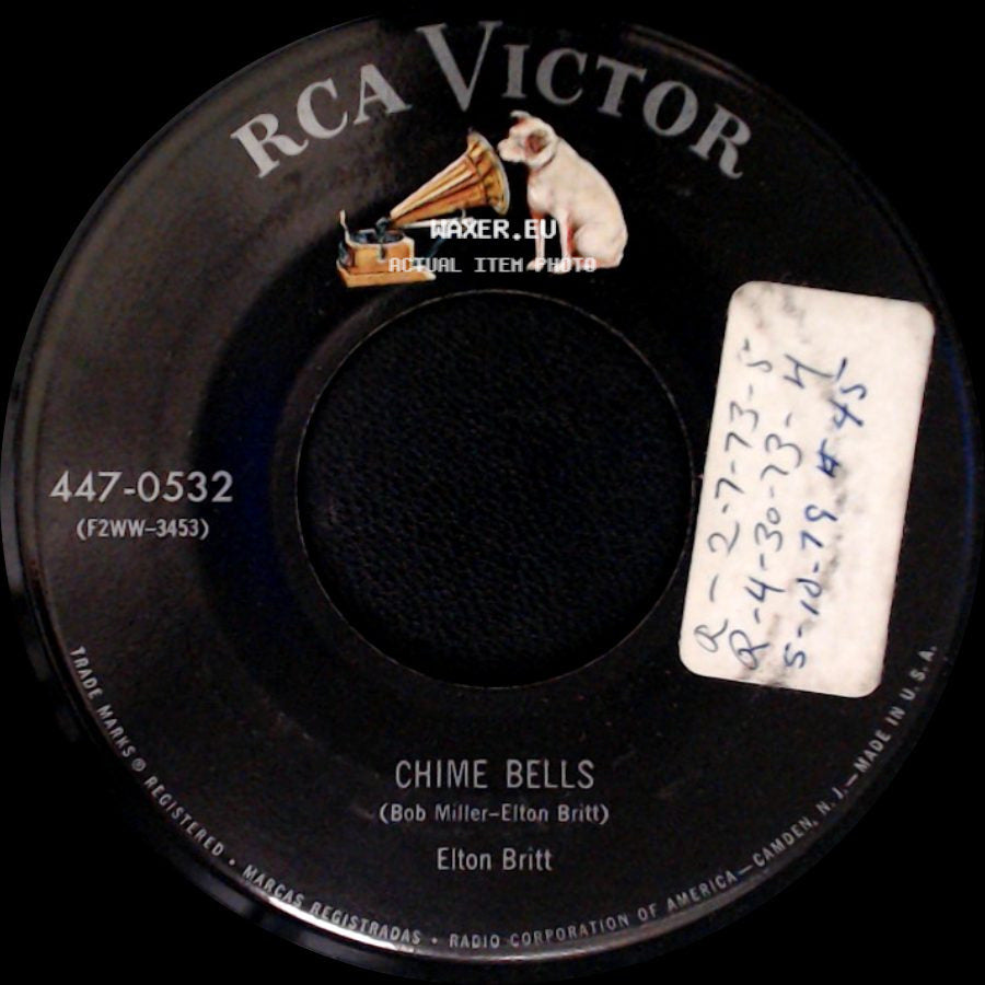 Elton Britt - Someday / Chime Bells side B