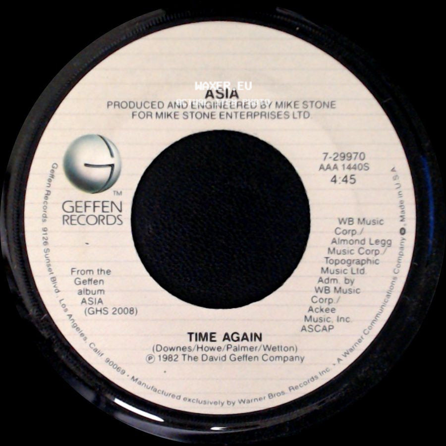 Asia - Time Again / Only Time Will Tell side A