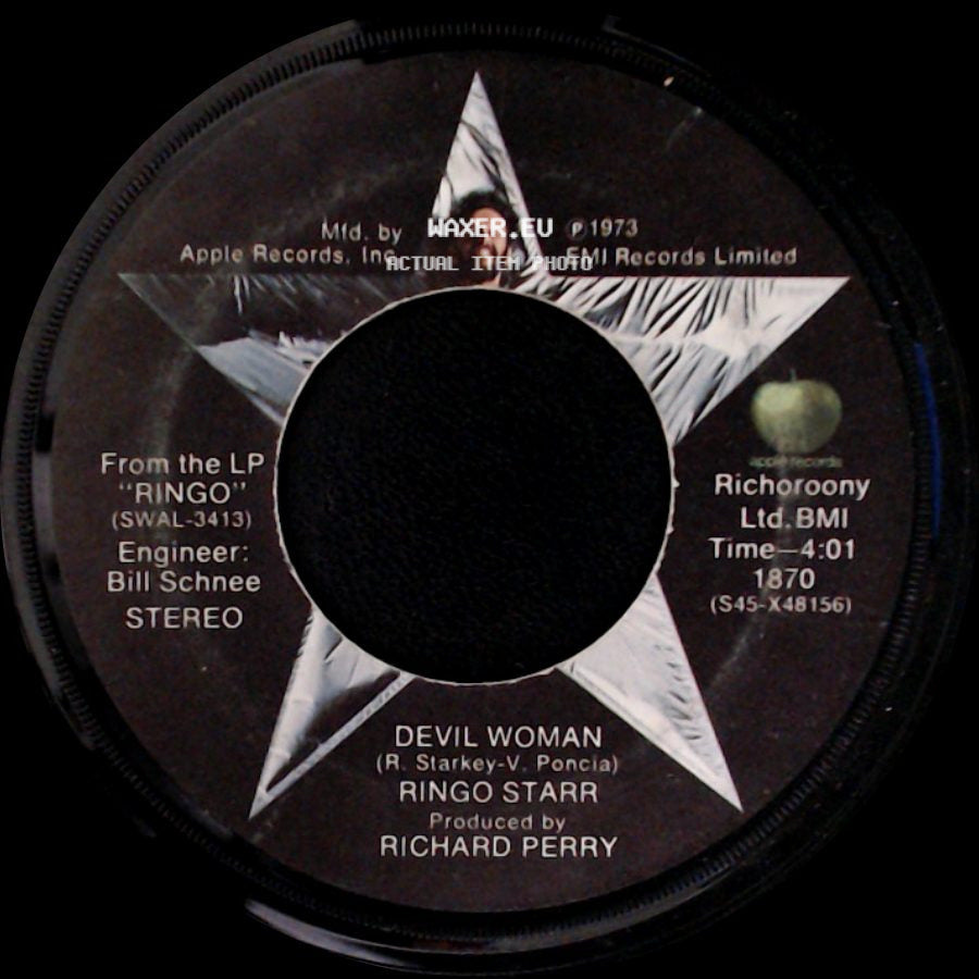 Ringo Starr - Devil Woman / You're Sixteen side A
