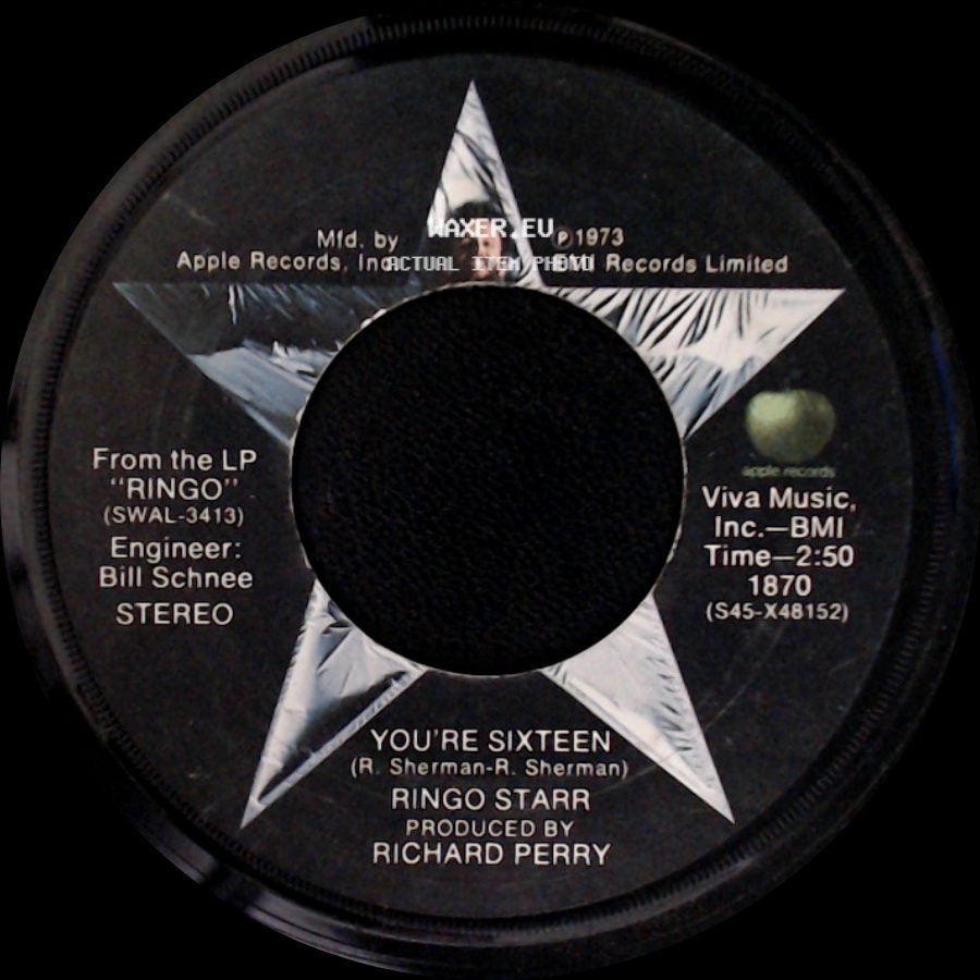 Ringo Starr - Devil Woman / You're Sixteen side B