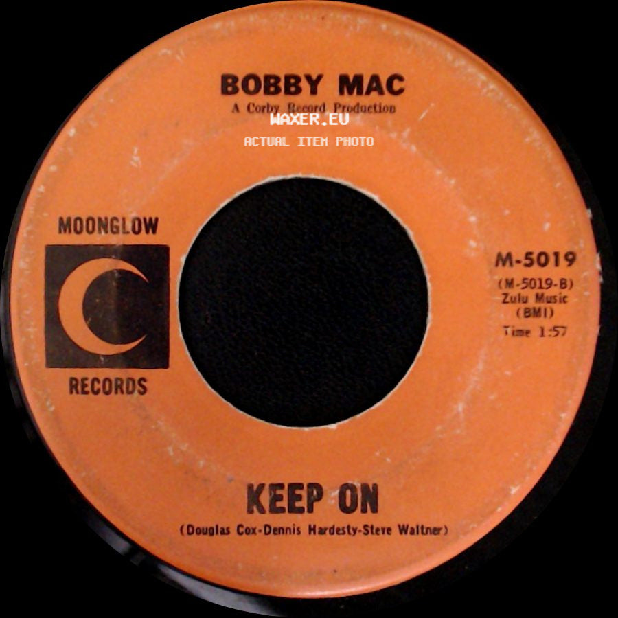 Bobby Mac - Walkin' Together / Keep On side B