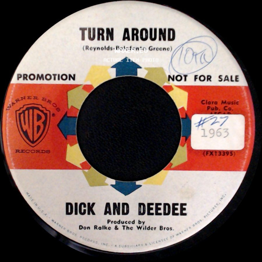 Dick And Deedee - Turn Around / Don't Leave Me side A