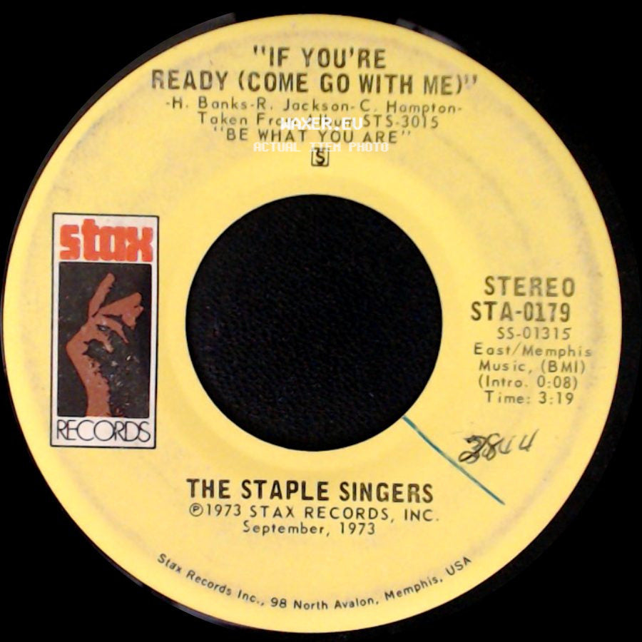 The Staple Singers - Love Comes In All Colors / If You're Ready (Come Go With Me) side B