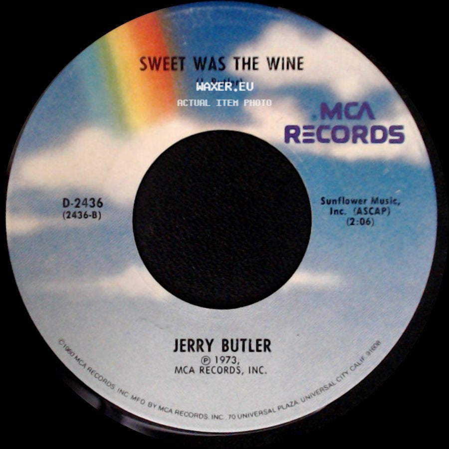 Jerry Butler - For Your Precious Love / Sweet Was The Wine side B