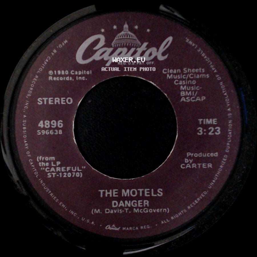 The Motels - Cry Baby / Danger side B