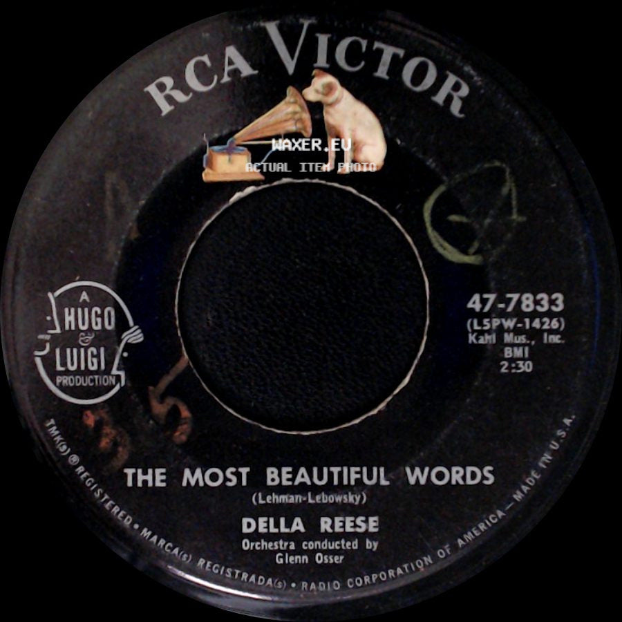 Della Reese - The Most Beautiful Words / You Mean All The World To Me side A