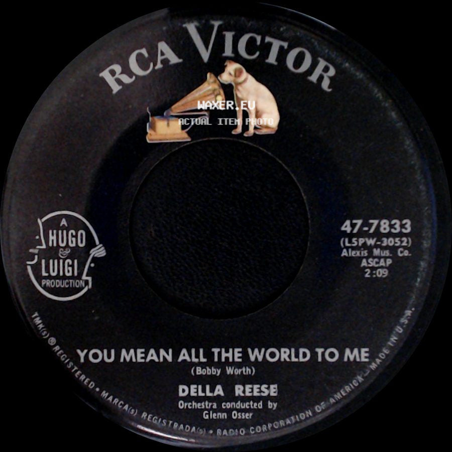 Della Reese - The Most Beautiful Words / You Mean All The World To Me side B