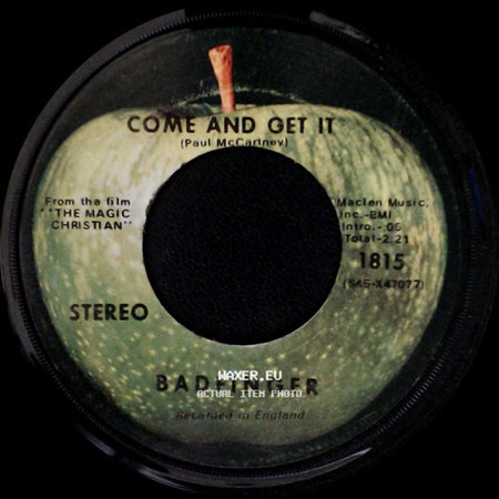 Badfinger - Rock Of All Ages / Come And Get It side B