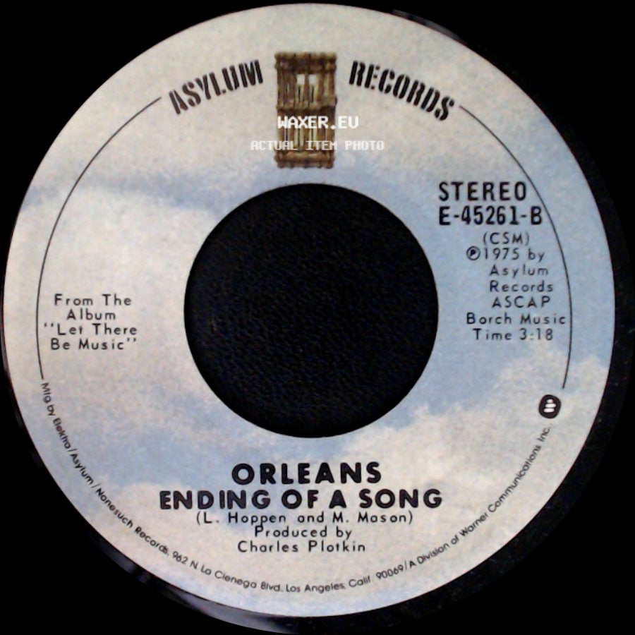Orleans - Ending Of A Song / Dance With Me side A