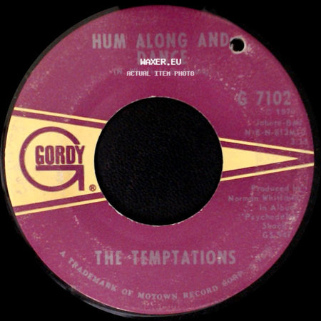 The Temptations - Hum Along And Dance / Ungena Za Ulimwengu (Unite The World) side A