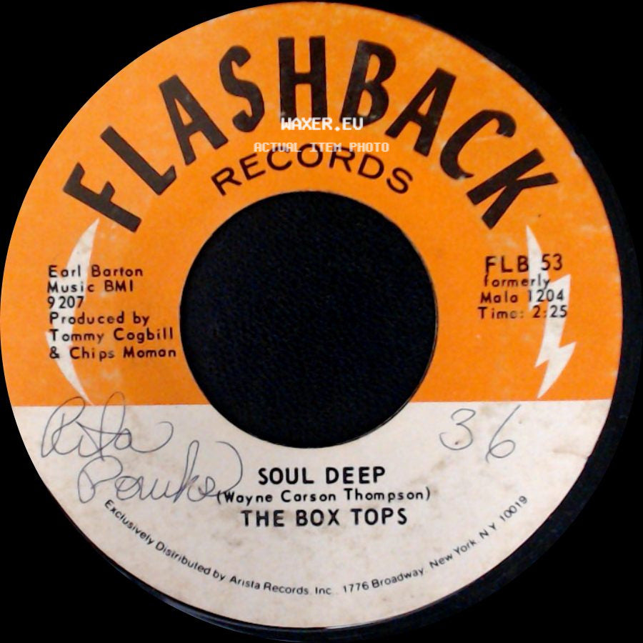 The Box Tops - Choo Choo Train / Soul Deep side B