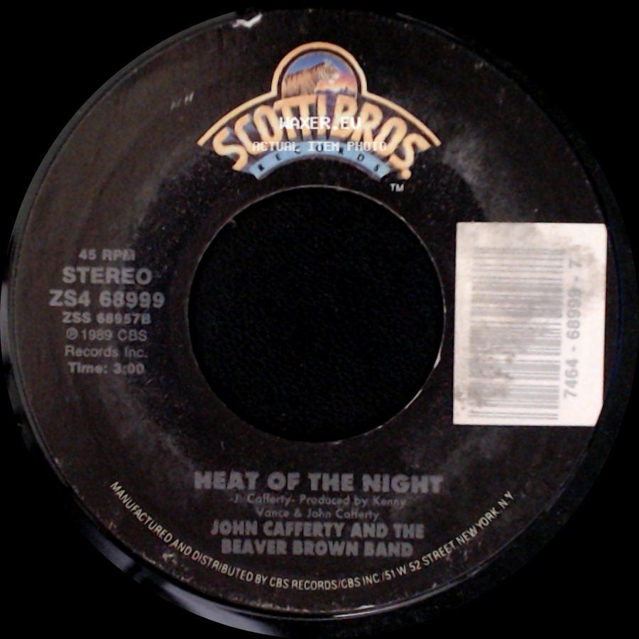 John Cafferty And The Beaver Brown Band - Pride & Passion / Heat Of The Night side B