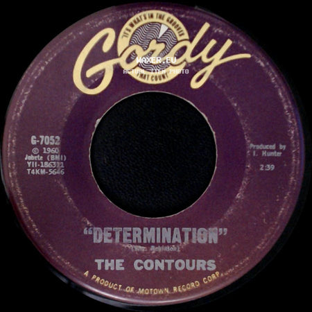 The Contours - Just A Little Misunderstanding / "Determination" side B
