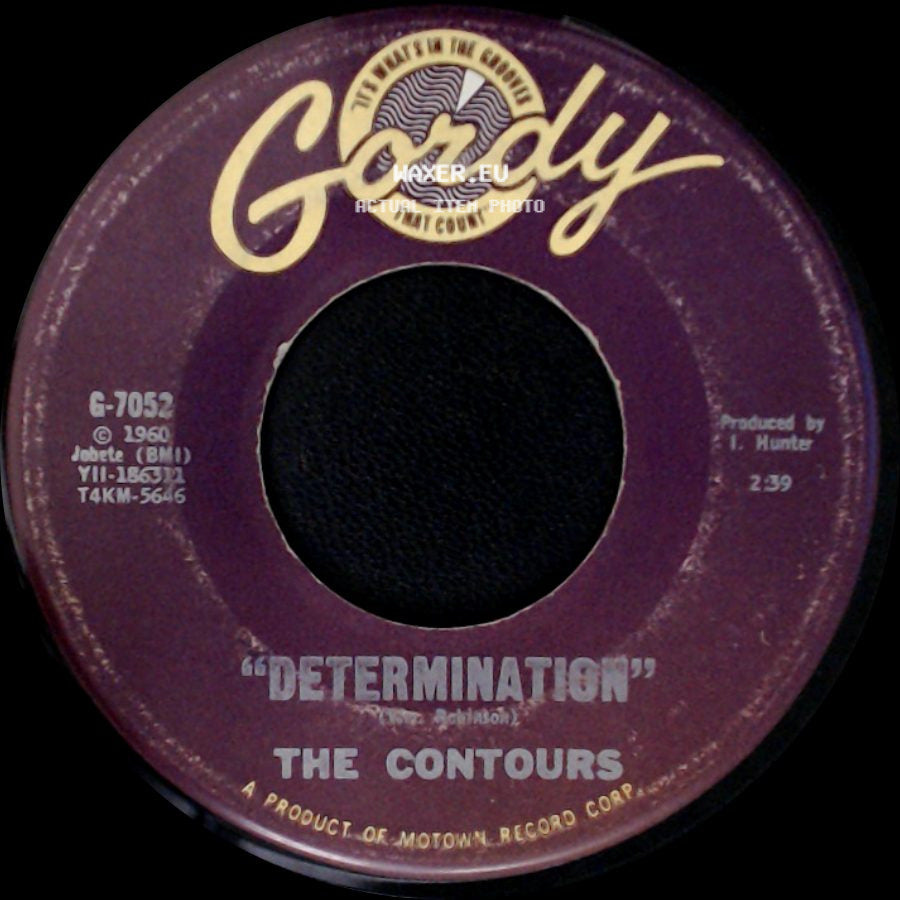 The Contours - Just A Little Misunderstanding / "Determination" side B