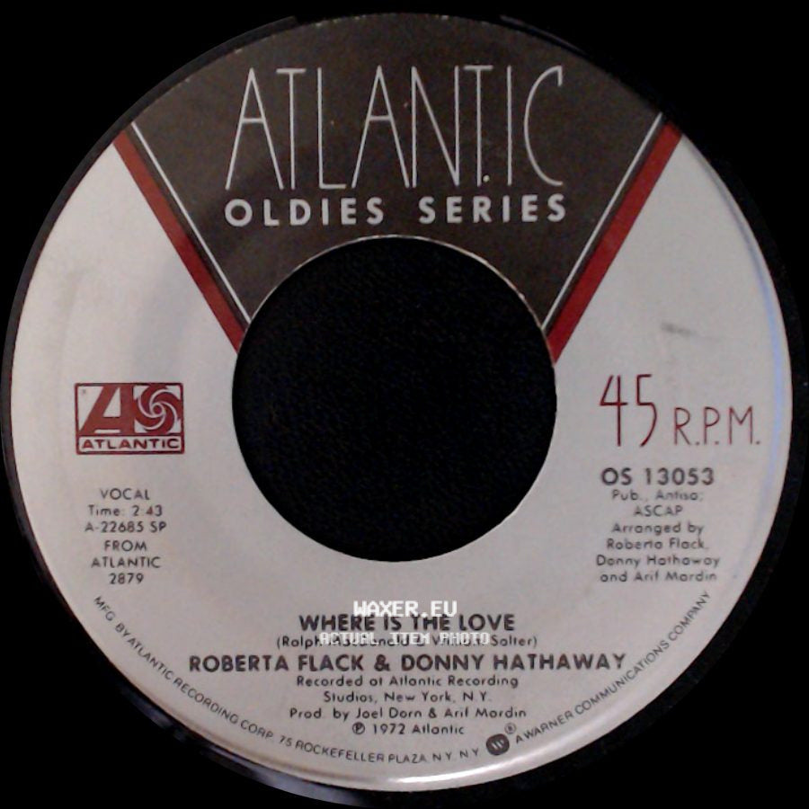 Roberta Flack & Donny Hathaway - Where Is The Love / You've Got A Friend side A