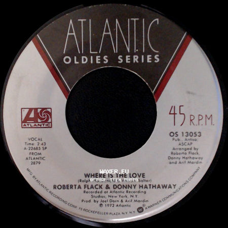 Roberta Flack & Donny Hathaway - Where Is The Love / You've Got A Friend side A