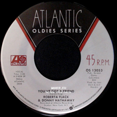 Roberta Flack & Donny Hathaway - Where Is The Love / You've Got A Friend side B