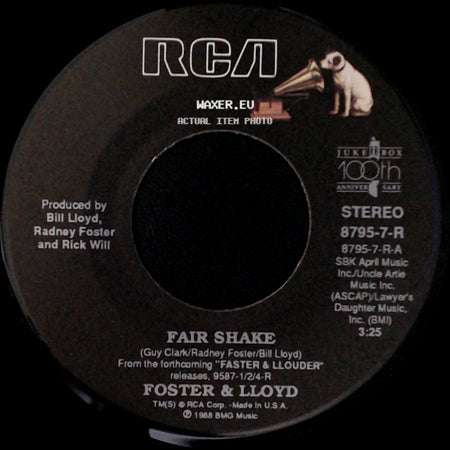 Foster & Lloyd - After I'm Gone / Fair Shake side B