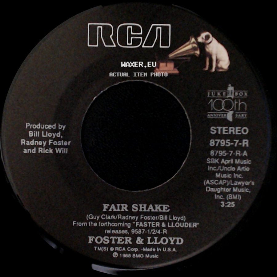 Foster & Lloyd - After I'm Gone / Fair Shake side B