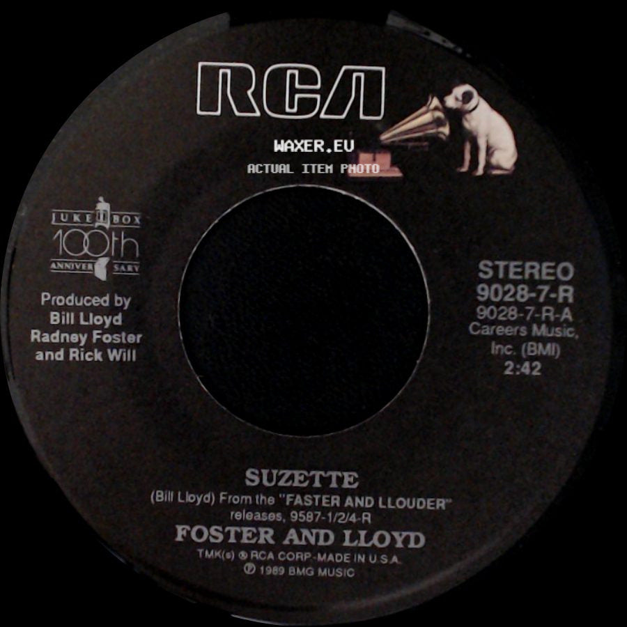 Foster And Lloyd - I'll Always Be Here Loving You / Suzette side B