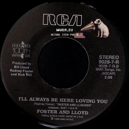 Foster And Lloyd - I'll Always Be Here Loving You / Suzette side A