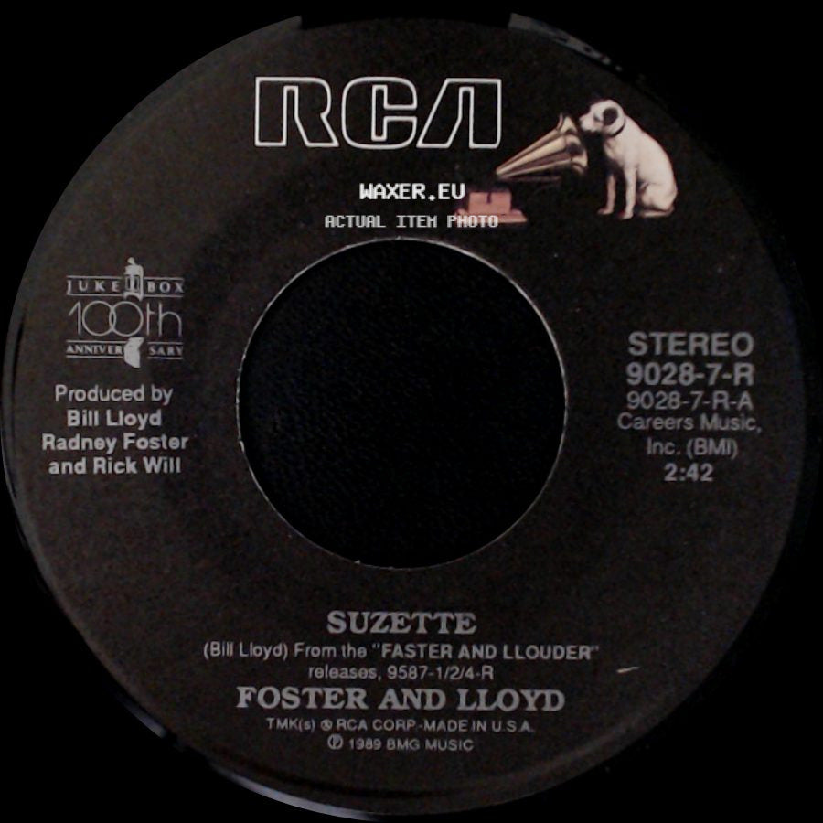 Foster And Lloyd - I'll Always Be Here Loving You / Suzette side B