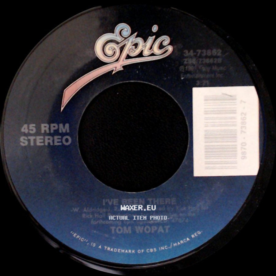 Tom Wopat - I've Been There / Too Many Honky Tonks (On My Way Home) side A