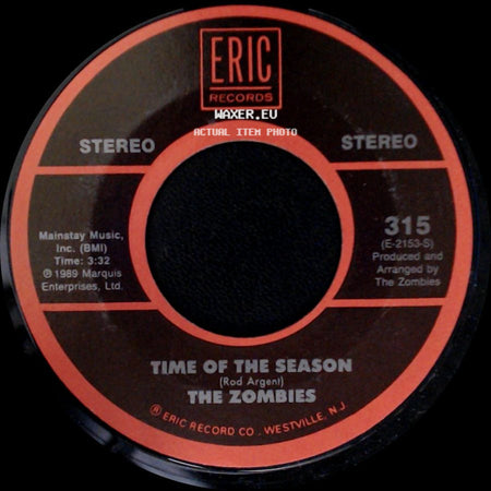 The Zombies - She's Coming Home / Time Of The Season side B