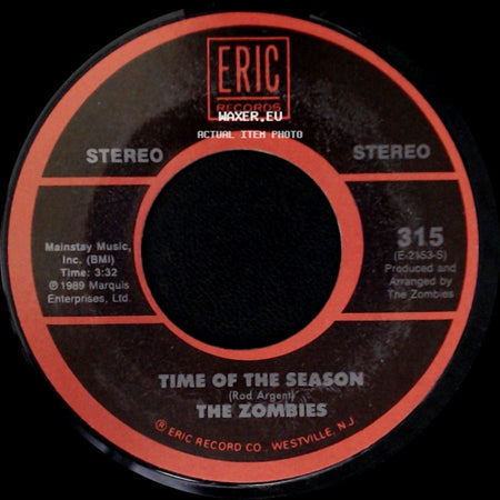 The Zombies - She's Coming Home / Time Of The Season side B